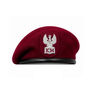Beret Bordowy KM